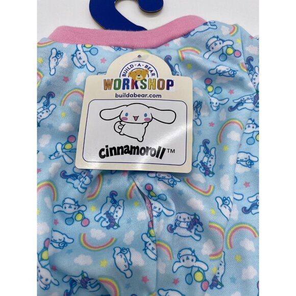Build A Bear Sanrio Cinnamoroll Sleeper Blue Pink Pajamas New NWT - Picture 4 of 6